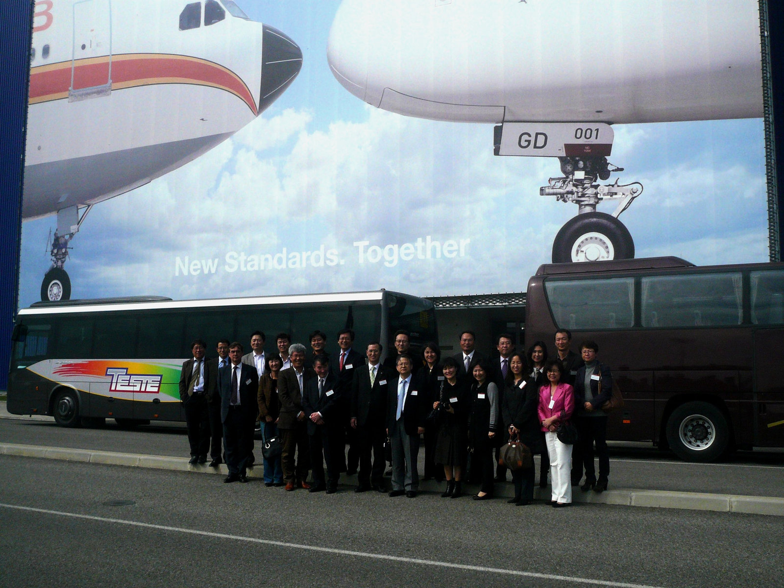 Visite industrielle chez Airbus photo