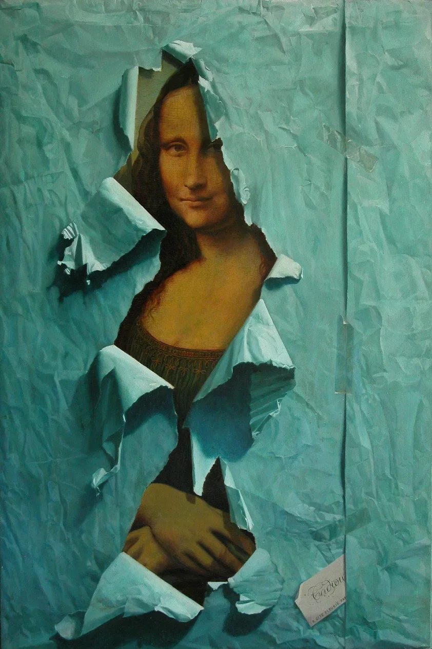 Visite de l'exposition « Le trompe l'oeil » photo